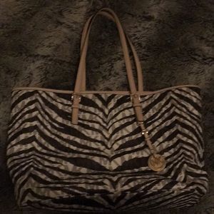 Zebra Logo Michael Kors Purse
